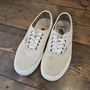 Vans Tan Suede Sneakers Classic Low-Top Design